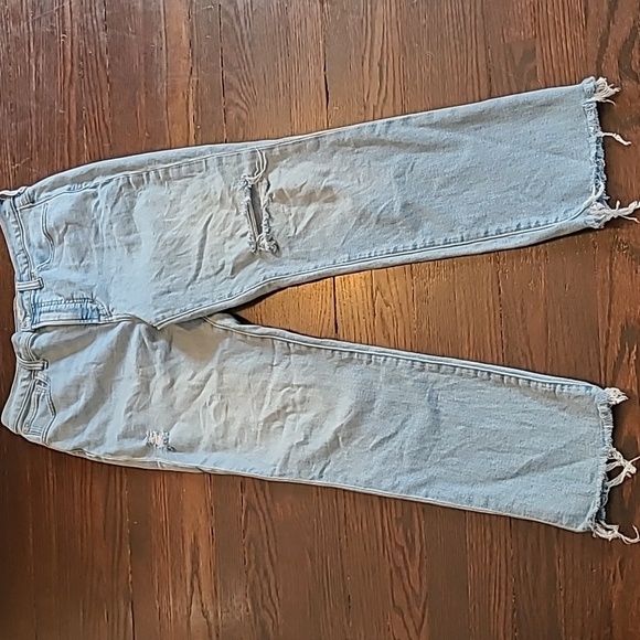 Madewell The Perfect Vintage Jean High-rise Distressed Light Wash Wmns 29 Casual - Picture 16 of 16